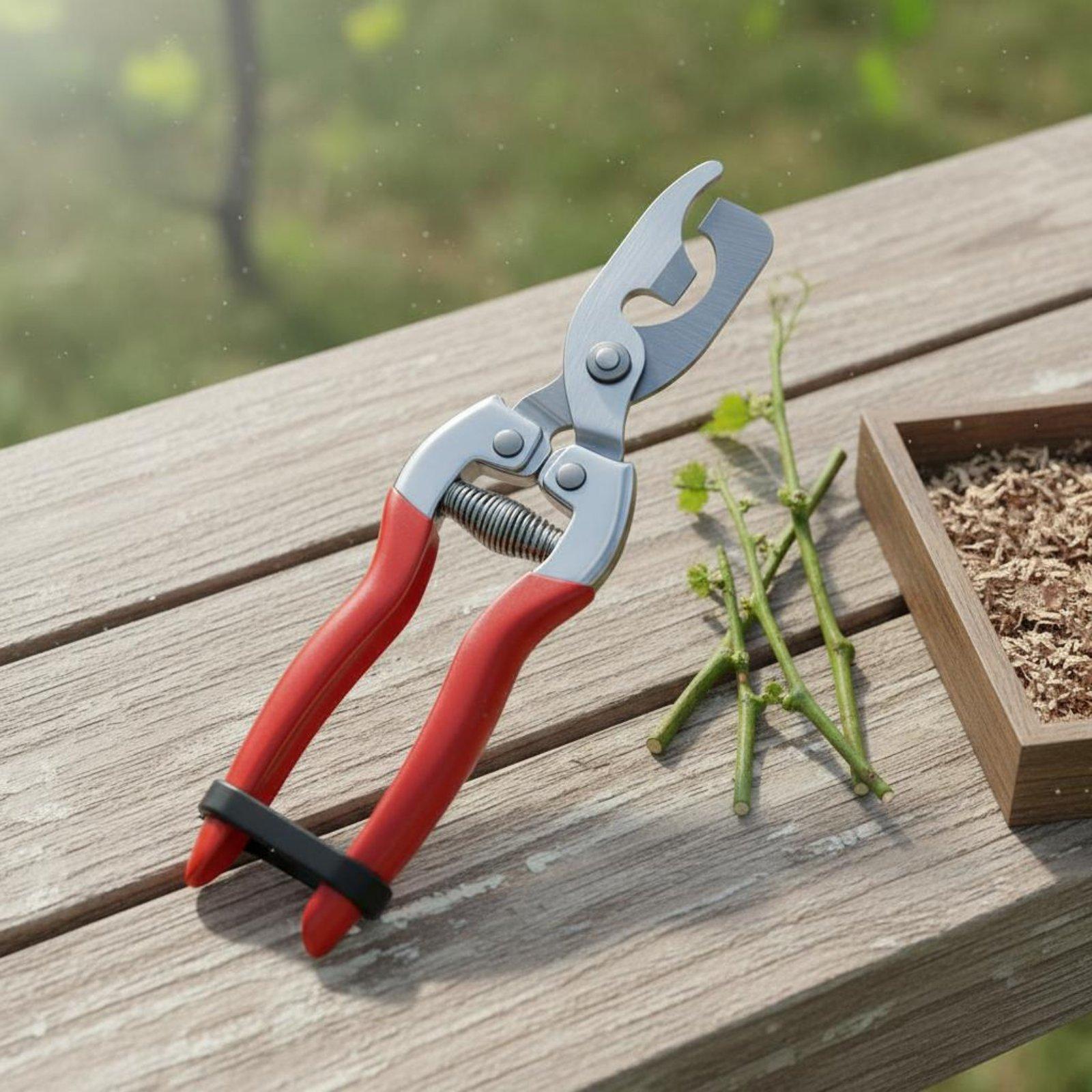 Pruning Shears - مقص تقليم للحدائق بمقبض مريح، أداة