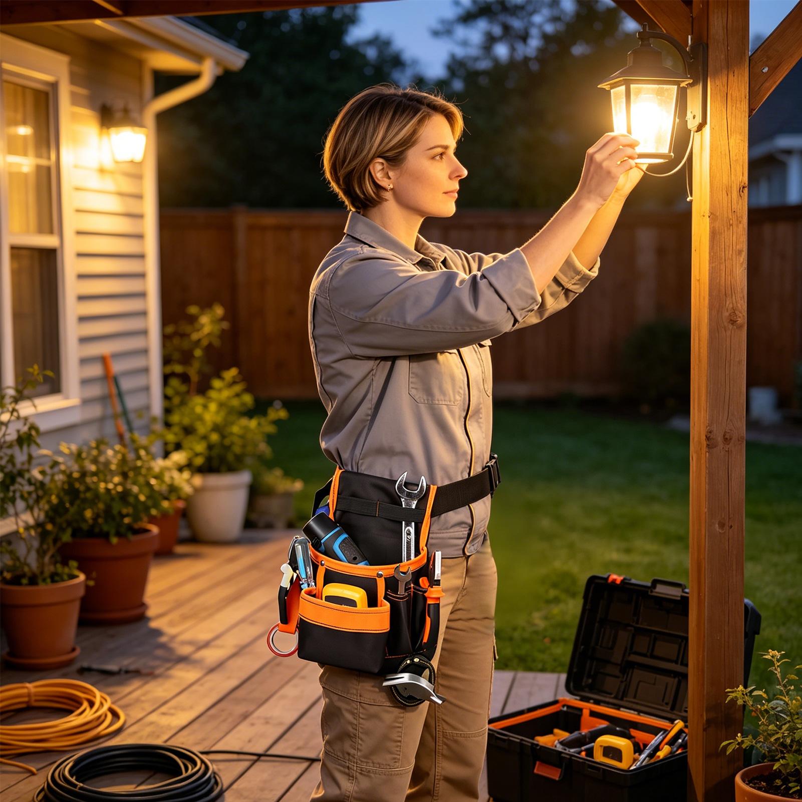Gardening Tools Repair Shop - حقيبة خصر لأدوات الحديقة من قماش