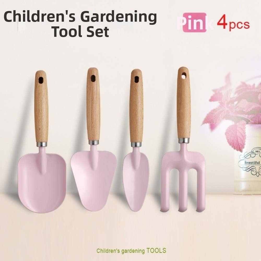 Gardening Tools For Kids - مجموعة أدوات حديقة ملونة للأطفال، مجموعة