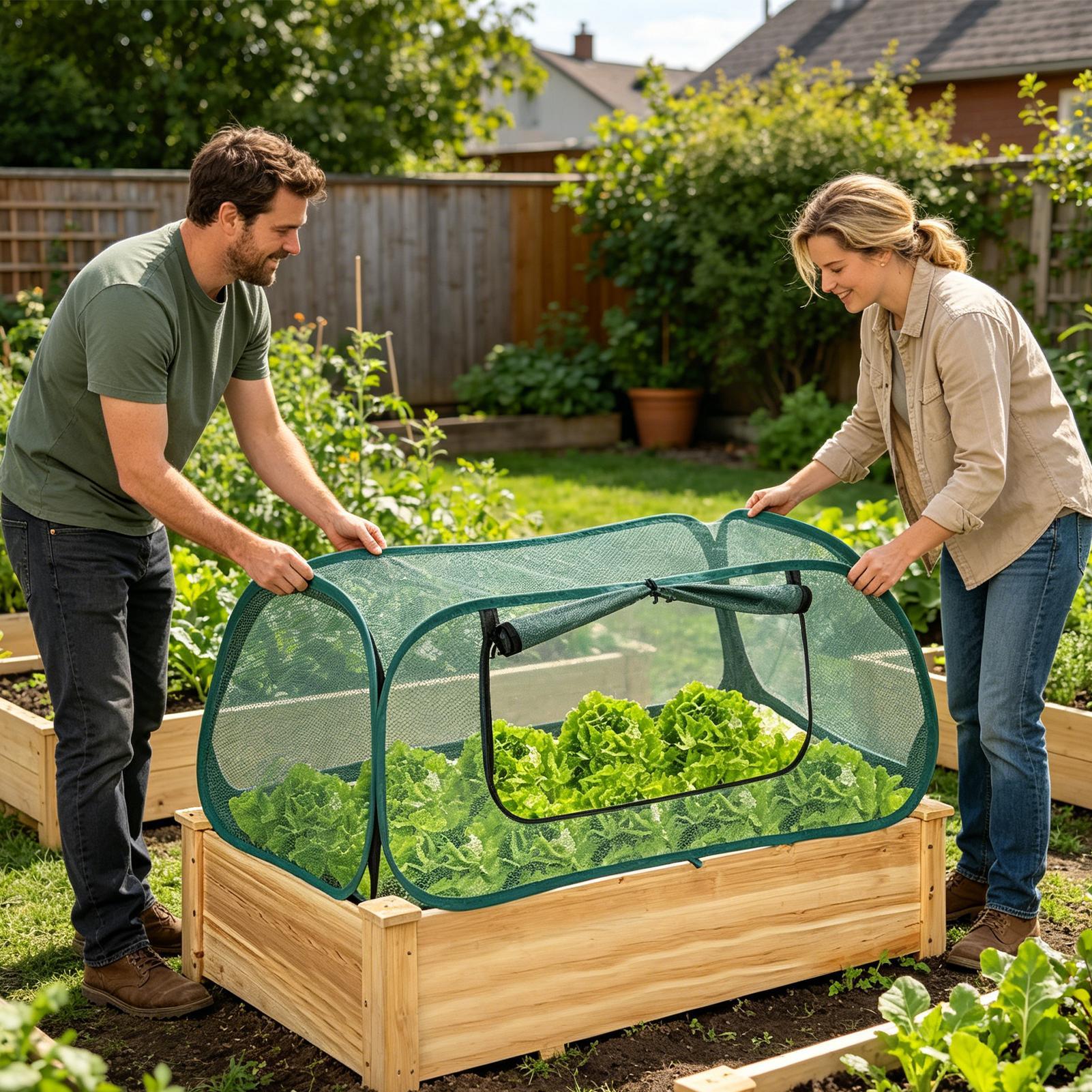غطاء شبكي للنباتات قابل للطي،  - مراجعة Grow Bags وسعره