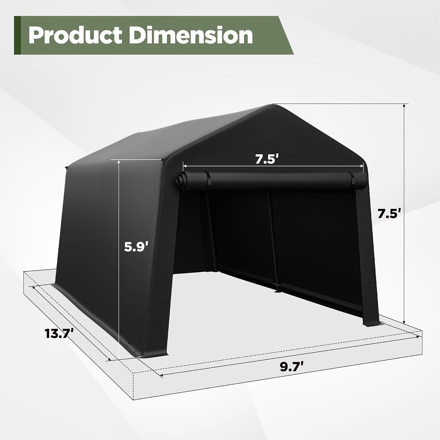 مخزن خارجي محمول 8x14 قدم مقاو - مراجعة Gardening Tool وسعره