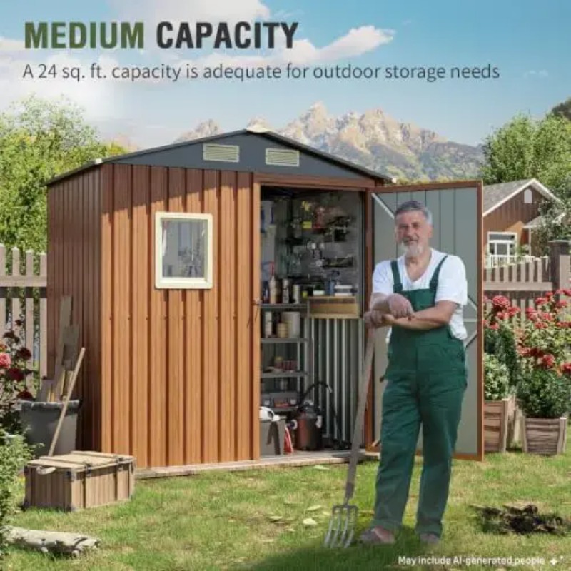مخزن تخزين خارجي 6×4 قدم، مخزن - مراجعة Gardening Tool وسعره